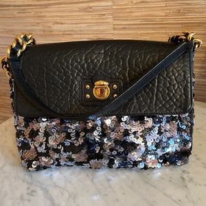 Marc Jacobs leather sequin handbag